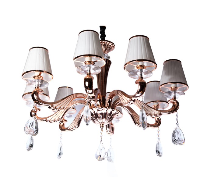 Люстра хрустальная SunLight  9015/8+Lampshade